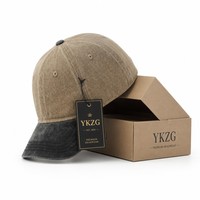 Casquette de baseball 100 % coton de haute qualité, logo personnalisé, bicolore noir et beige, 6 panneaux structurés, style Dad Hat, vente en gros, fournisseur OEM