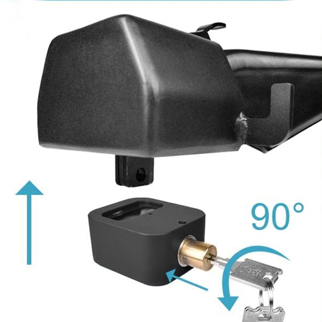 Trailer Lock Anti Theft 2-5/16 Inch Steel Trailer Coupler Lock RV Parts & Accessories Safe for Travel Trailers Hitch Lock