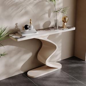 Règlement de stockage de couloir d'art minimaliste haut de gamme Table d'<span class=keywords><strong>entrée</strong></span> de panneau de roche créative pour la <span class=keywords><strong>maison</strong></span> de mur de luxe de lumière de villa de luxe - Product Image 5