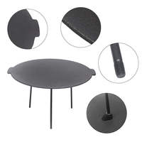 ODM/OEM Vente en gros 18 "Plaque de cuisson ronde pour trépied en fer Plaque chauffante en fonte pour feu de camp