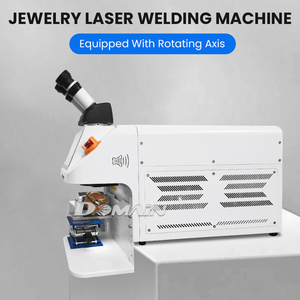 Soudeuse laser dentaire DOMAINLASER Machine de soudage laser pour bijoux de bureau avec axe rotatif en anneau Soudeuse par points laser - Product Image 2
