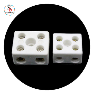 Conector de bloque de terminales de cerámica esteatita resistente a altas temperaturas personalizado para conexión de cable - Product Image 3