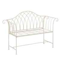 Usine chinoise d'extérieur pour garçon fille Long parasol blanc public pliant moderne s forme jardin banc à genoux avec roues