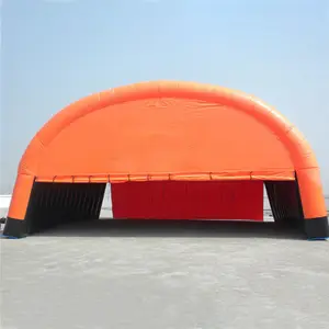 热卖中国充气活动帐篷，南瓜色充气隧道帐篷 K5032