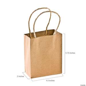 <span class=keywords><strong>Sac</strong></span> cadeau en papier Kraft blanc brun avec poignées, impression personnalisée, Logo, Restaurant, aliments à emporter, emballage à emporter - Product Image 2
