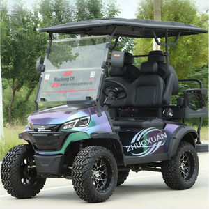 Carrito de Golf Eléctrico de Lujo de Alta Gama, 4 Plazas, Configuración 1+1, Vehículo Turístico Ecológico para Villas y Resorts - Product Image 6