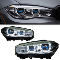 Pour BMW X5 F15 2014-2018 |   Ensemble de phares à LED de style laser avec feux de jour (DRL) et clignotants séquentiels