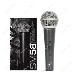 Micrófono dinámico cardioide vocal profesional Karaoke de mano S58 M Micrófono con cable