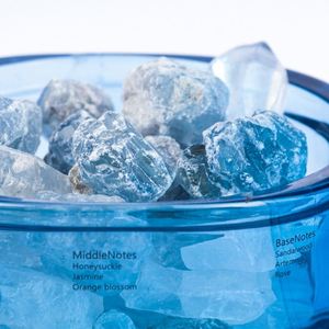 ชุดเครื่องกระจายกลิ่นหอมแก้ว MESCENTE Blue Breeze พร้อมคริสตัลและน้ำมันหอมระเหย - Product Image 5