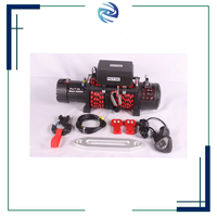 Treuil électrique en acier avec moteur 12V DC Corde en nylon pour ATV UTV Grues de bateaux tout-terrain Applications automobiles Treuil 24V
