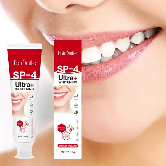 2026 New Hot Sell Oral Care SP-4 Brightening Whitening Protect Gums Fresh Breath Mouth Teeth Cleaning Probiotic Toothpaste 120g