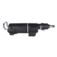 Moteur de forage à percussion micro de 352 mm pour béton armé, pour forage diamanté monté sur engin