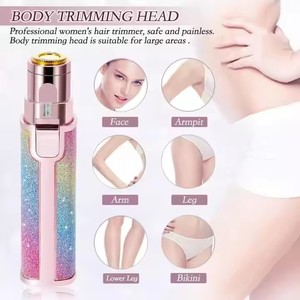 <span class=keywords><strong>Rasoir</strong></span> à sourcils USB indolore 2-en-1 pour l'épilation de la zone <span class=keywords><strong>intime</strong></span> des femmes Outil à ressort anglais pour usage domestique - Product Image 5