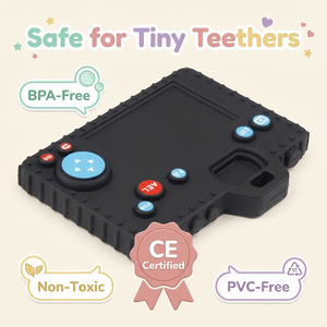 Meilleurs jouets pour les bébés de 3 <span class=keywords><strong>mois</strong></span>, cadeaux d'anniversaire, jouets sensoriels en silicone en forme d'appareil photo, jouets amusants, cadeaux pour bébés - Product Image 4