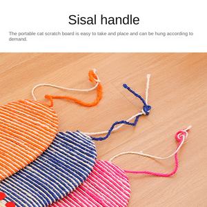 Moderne Stock Lederen Huid Tao Muis-Vormige Sisal Cat Scratcher Plastic Slijpen Klauw Kiezen Wensen Speelgoed Cat Cat Trees Scratcher - Product Image 2