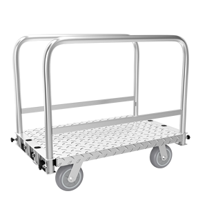 <span class=keywords><strong>2</strong></span> in 1 Panel troli, tugas berat Flatbed <span class=keywords><strong>Dolly</strong></span> Lumber Drywall kasur keranjang baja Platform troli - Product Image 2