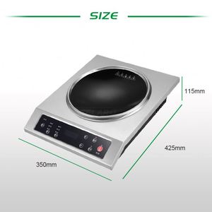 Haute Qualité Concave Poêle Commercial Ce <span class=keywords><strong>Plat</strong></span> Simple Puissance Wok 3500W Cuisinière À <span class=keywords><strong>Induction</strong></span> - Product Image 3