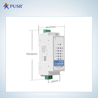 Módem Industrial USR-DR502-E para Europa 4G LTE Cat 1 con Ranura para Tarjeta SIM, Soporte para Plataforma IoT, HTTP, MQTT/SSL, GSM y SMS