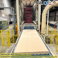 Ligne de production de presses à chaud pour MDF et sécheuses de fibres pour machines à bois, directement de l'usine