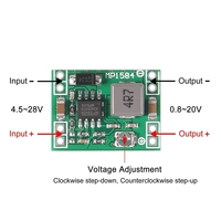 Lot de 6 mini convertisseurs DC-DC abaisseurs MP1584EN, module d'alimentation réglable 24V 12V 9V 5V 3V 3A, module abaisseur de tension réglable