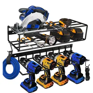 Beste Verkoop Power Tools Garage Muur Organisator Zware Accuboormachines Rack Holder Opslag Keuken Gadgets Tool Rack Stand