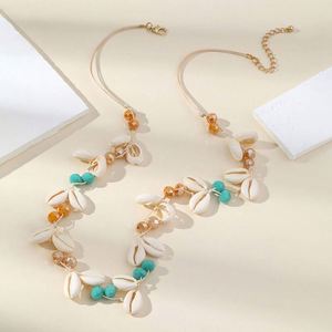 Elegant Dainty Stainless Steel Trendy Rose Gold Plated Flower Necklace 2025 Women's Crystal Beaded Chain <b>Choker</b> Wedding Jewelry - Product Image 5