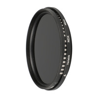 Fabricants Vente en gros Filtre ND réglable Filtre à densité neutre 37-82mm-86mm-95mm Filtre à densité grise moyenne Micro Single