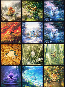 Nouvelles ventes flash YQ : Cartes à collectionner carrées de la série Pokémon World Vol.7, boîte mystère colorée, coffret booster, cartes à échanger - Product Image 4