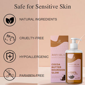 Soin du corps 100% pur beurre de cacao éclat éclatant nourrissant cernes huile de gel pour le corps huile pour le corps - Product Image 6