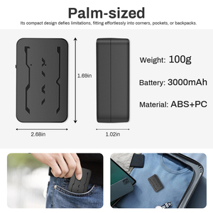 מכשיר איתור <span class=keywords><strong>GPS</strong></span> אלחוטי נייד עמיד למים נסתר, מכירות מובילות, מגנטי, 4G LTE, למעקב אחר רכבים ורכוש - Product Image 4