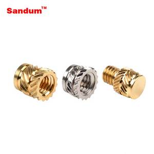Điện thoại di động vỏ nhiệt thiết lập Threaded chèn Nut nhỏ Threaded Brass Nut QT-M1.4x1.8-OD2.3 IUTB-M1.4-1.8 SL-M1.4-1.8 - Product Image 6
