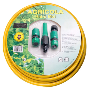 Manguera Hidráulica Amarilla de 15 mm - 5/8 Pulgadas, Rollo de 15 Metros con Accesorios - Product Image 1