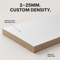 Panneau de fibres à densité moyenne E0 respectueux de l'environnement, 1220*2440 mm, utilisé pour la décoration de meubles écologiques