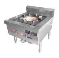 Cuisinière à gaz en acier de cuisine commerciale équipement essentiel pour mijoter la soupe pour les professionnels de la cuisine