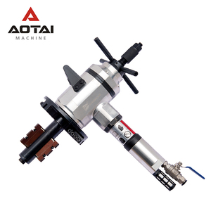 AOTAI SDC-120T Ống Thép Không Gỉ Hình Chữ T Cầm Tay Giá Xuất Xưởng 45-105 Mm Máy Vát Rãnh