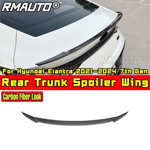 สปอยเลอร์หลังคาท้ายรถยนต์ สำหรับ Hyundai Elantra 2021-2024 รุ่นที่ 7 ชุดแต่งสปอยเลอร์หลังคา อุปกรณ์ตกแต่งรถยนต์ - Product Image 3
