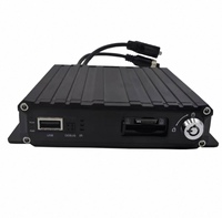 Enregistreur mobile MDVR 4G OEM d'usine 4 canaux AHD 1080P avec GPS, Wi-Fi et stockage HDD pour la surveillance des flottes de véhicules commerciaux