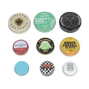 Tái Sử Dụng Thanh Lịch Tinplate Lưu Trữ Container Trà Lưu Trữ Kẹo Chủ In Logo Rõ Ràng Cửa Sổ Cấp Thực Phẩm <span class=keywords><strong>Mini</strong></span> Kim Loại Hộp Thiếc - Product Image 5