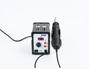 858D pantalla digital ajustable temperatura constante pistola de aire caliente Estación de soldadura MANTENIMIENTO DE TELÉFONO MÓVIL pistola <span class=keywords><strong>Qir</strong></span> caliente - Product Image 3