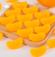 100PCS/bag Grosir Mini Orange Vent Squishy Buah Realistis Slow Rising Pereda Stres Mainan Sensorik Fidget Hadiah Pesta Grosir