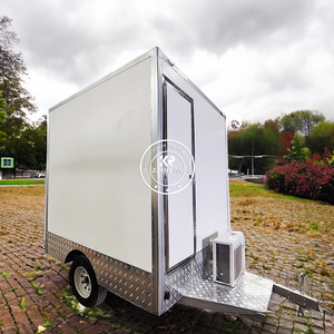 4 Stalls Camping Caravan Event Bathroom <b>Shower</b> Luxury Portable Toilet Mobile Restroom Trailer - Product Image 6