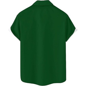 <b>Men's</b> <b>Funky</b> Button Down Tropical Vacation <b>Shirt</b> Breathable Hawaiian Short Sleeve Custom Logo Silk Screen Printed Food Cars Print - Product Image 2