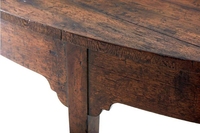 Meubles de salon sur mesure, vente en gros, tables consoles en bois massif brun rustique antique pour la décoration du hall d'entrée ou du couloir