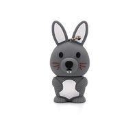 Animal creativo conejo Usb Flash Pendrive Memory Stick lindo Pen Drive Usb20 4G 8GB 16G 32G 64GB U disco regalo envío gratis