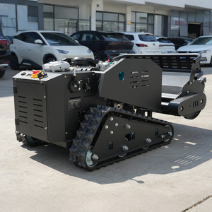 China Hot Selling <b>Mini</b> Remote Control <b>Lawn</b> <b>Mower</b> Engine Pump Gear 800mm Cutting Width High Productivity All-Terrain Crawler for - Product Image 2