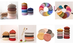 Wholesale Costume Bucket Hat Fashion Round Woollen <strong>Cap</strong> <strong>Winter</strong> Keep Warm Wool Hat Casual Bucket Hats - Product Image 6