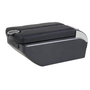 <span class=keywords><strong>Allemagne</strong></span> Boîte d'accoudoir en cuir PU pour <span class=keywords><strong>VW</strong></span> Golf7/MK7 Glissière de conception sans USB et accessoires d'intérieur à double couche - Product Image 4