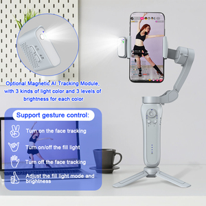 Factory Price L7Bpro Plus 3 Axis Handheld Foldable Gimbal Stabilizers <b>for</b> Mobile <b>Phone</b> with AI Face Tracking - Product Image 2