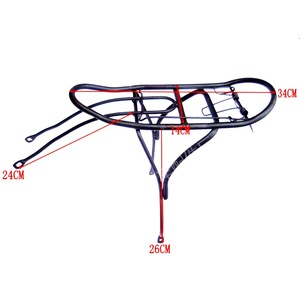 <span class=keywords><strong>Porte</strong></span>-bagages arrière en acier pour vélo <span class=keywords><strong>Porte</strong></span>-bagages pour vélo - Product Image 3