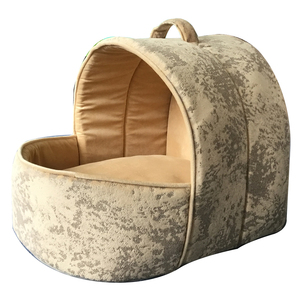 Nueva casa de mascotas productos para perros, gatos, oro caliente suave de terciopelo mejor casa cama <span class=keywords><strong>del</strong></span> animal doméstico - Product Image 1